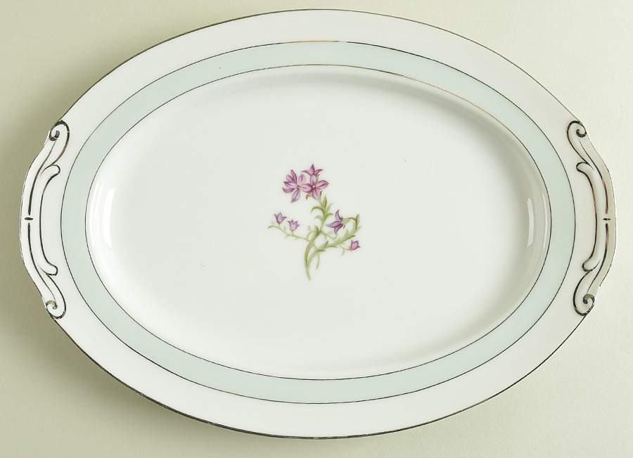 Tina 12" Oval Serving Platter by Mikado-1