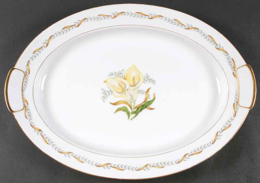 Valdivia 17" Oval Serving Platter by Mikado-1