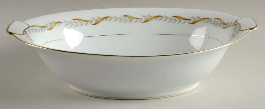 Valdivia 10" Oval Vegetable Bowl by Mikado-1