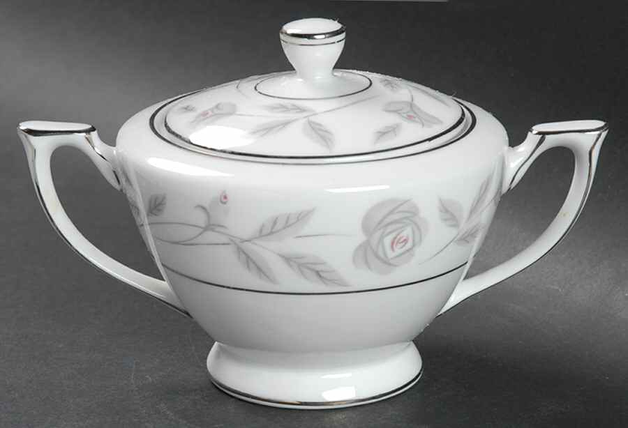 Woodrose Sugar Bowl & Lid by Mikado-1