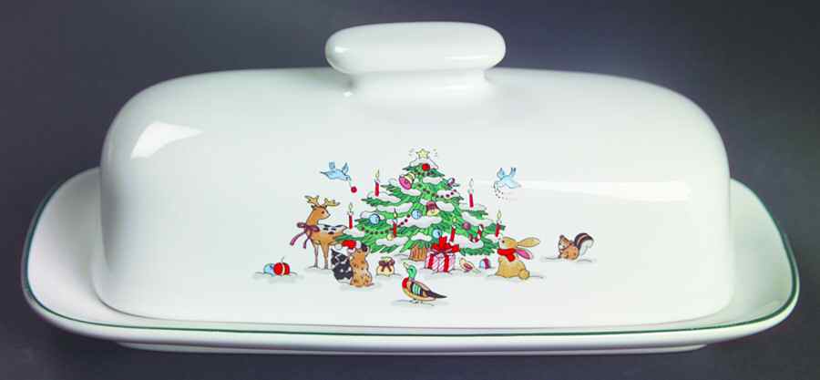 Woodland Christmas (Not Embossed) 1/4 Lb Covered Butter by Ming Pao-1