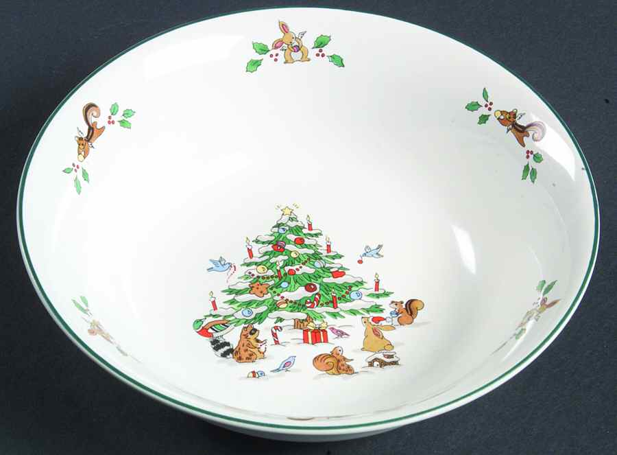 Woodland Christmas (Not Embossed) Coupe Cereal Bowl by Ming Pao-1