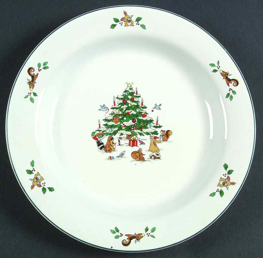 Woodland Christmas (Not Embossed) Salad Plate by Ming Pao-1