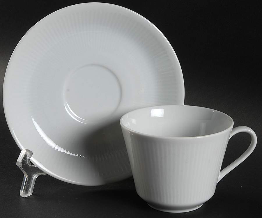 Alpine Flat Cup & Saucer Set by Mitterteich-1