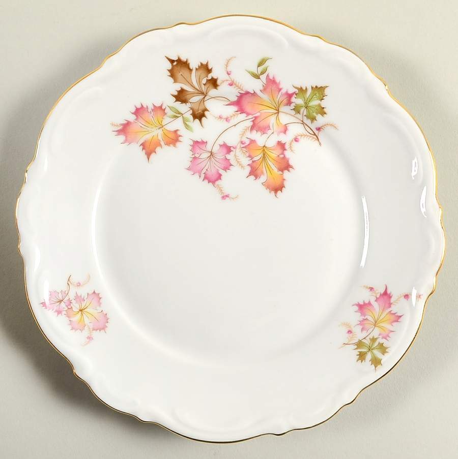 Autumn Leaves Bread & Butter Plate by Mitterteich-1
