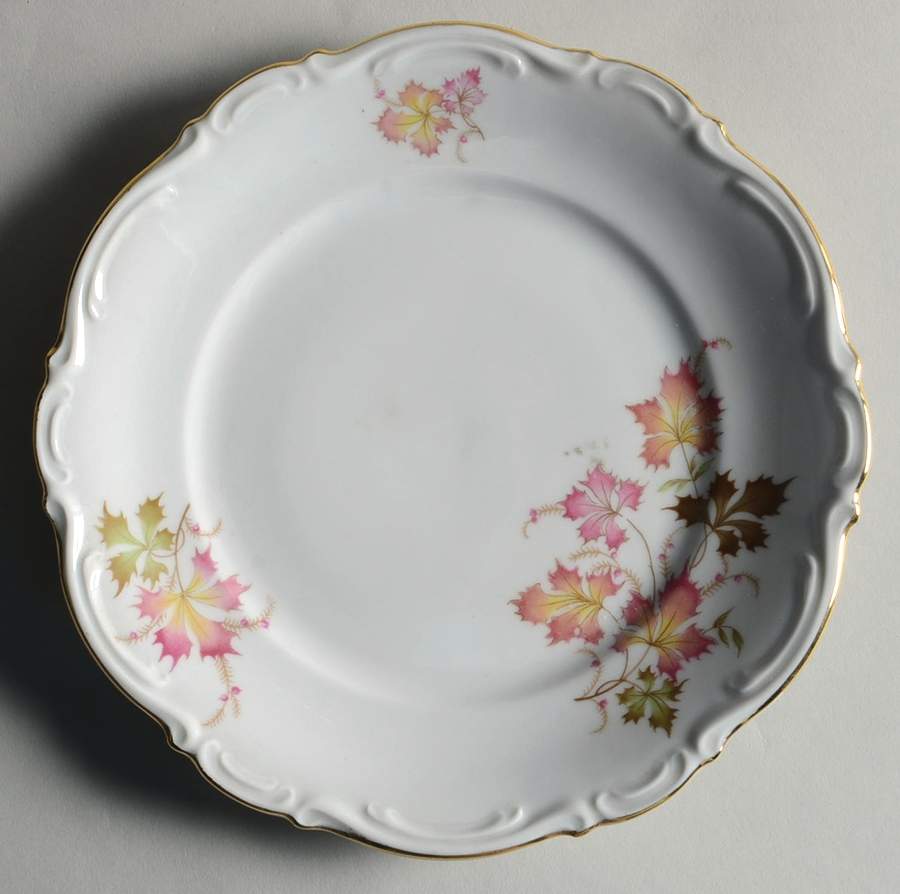 Autumn Leaves Salad Plate by Mitterteich-1