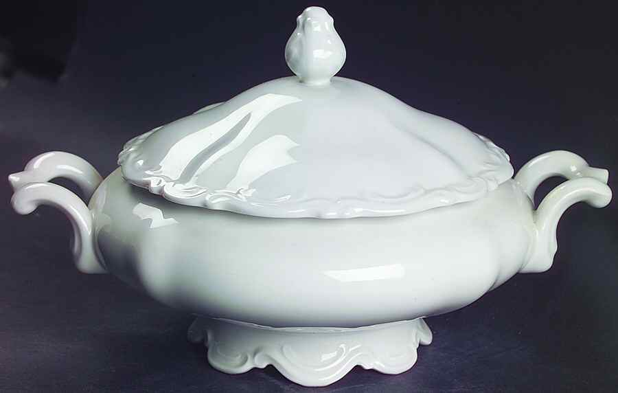 Baroque Round Covered Vegetable by Mitterteich-1