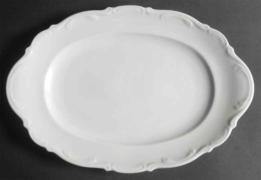 Baroque 15" Oval Serving Platter by Mitterteich-1