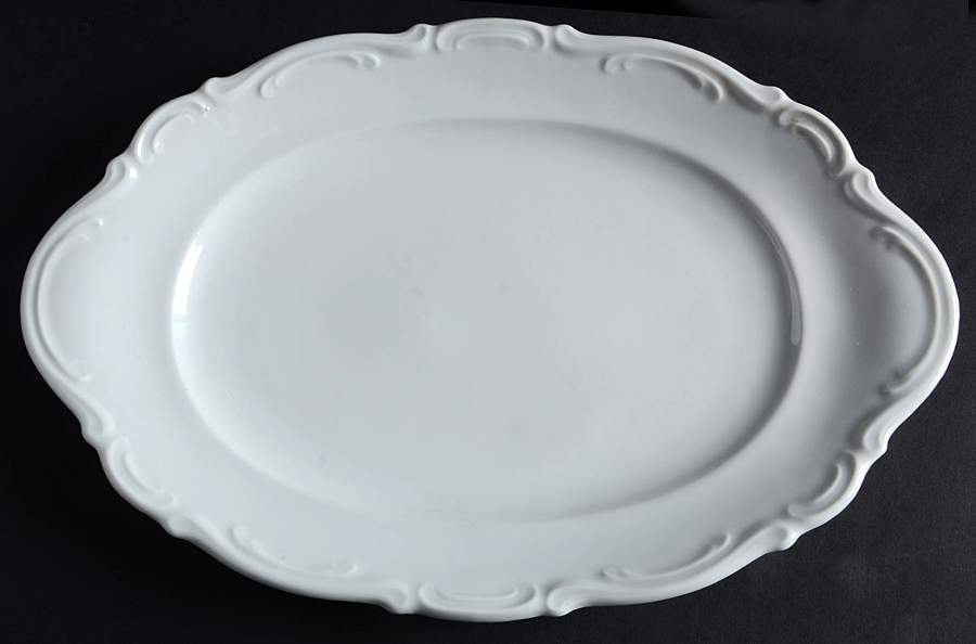 Baroque 12" Oval Serving Platter by Mitterteich-1