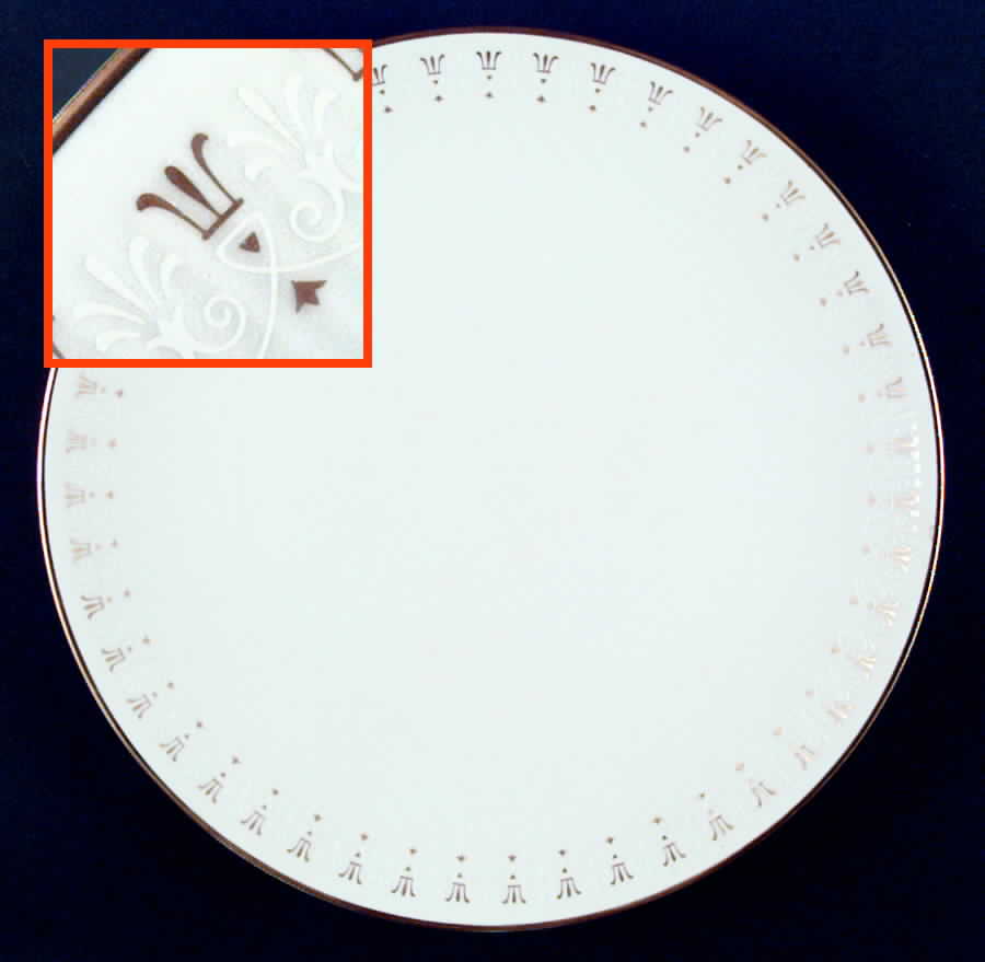Crown Royale Dinner Plate by Mitterteich-1