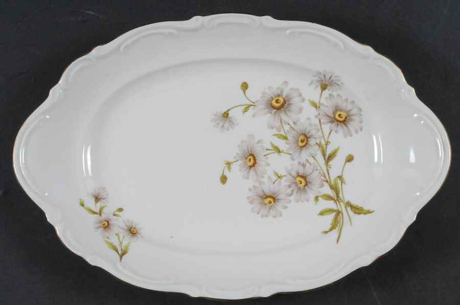 Daisy Bell 12" Oval Serving Platter by Mitterteich-1