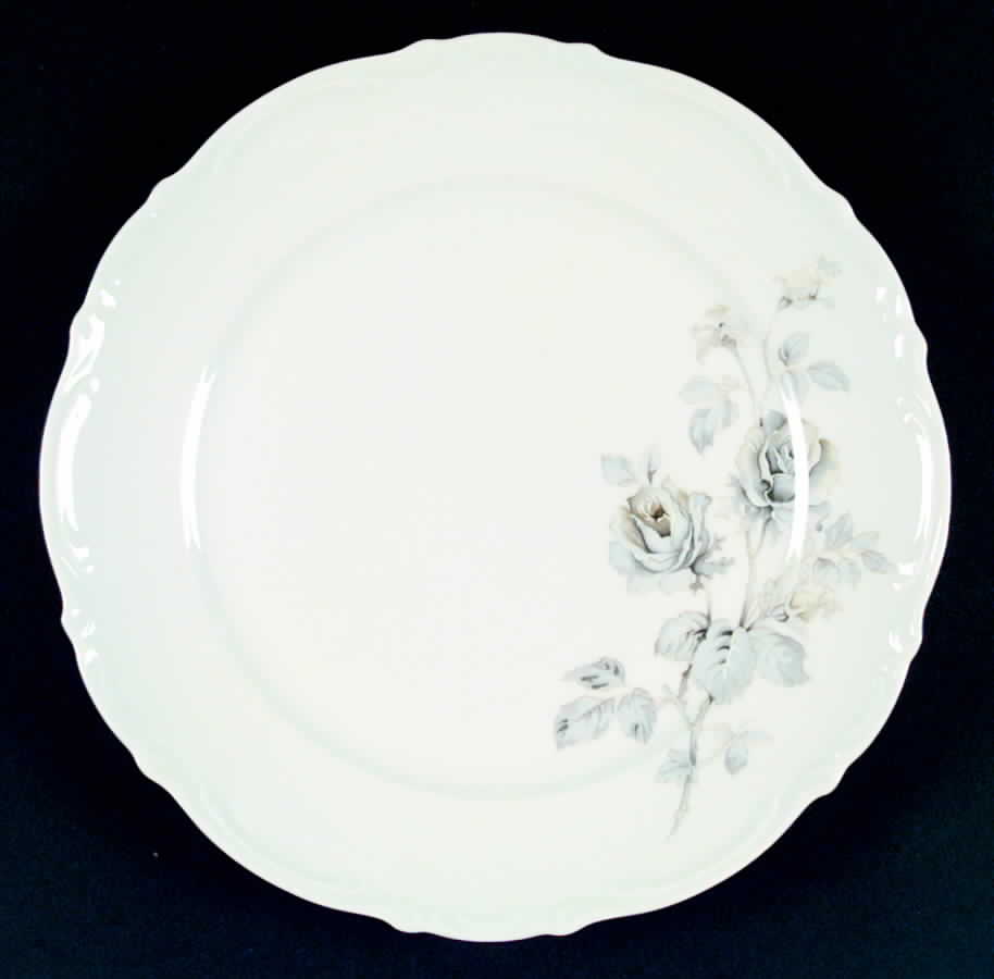Danielle (Platinum Trim) Dinner Plate by Mitterteich-1