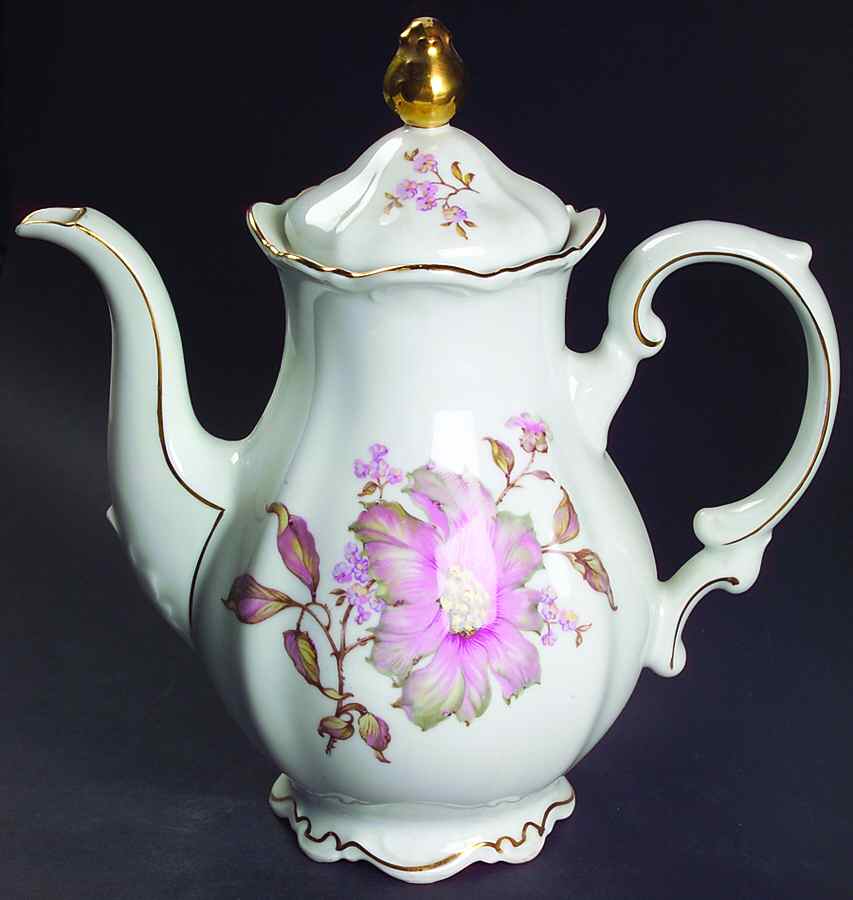 Dogwood Coffee Pot & Lid by Mitterteich-1