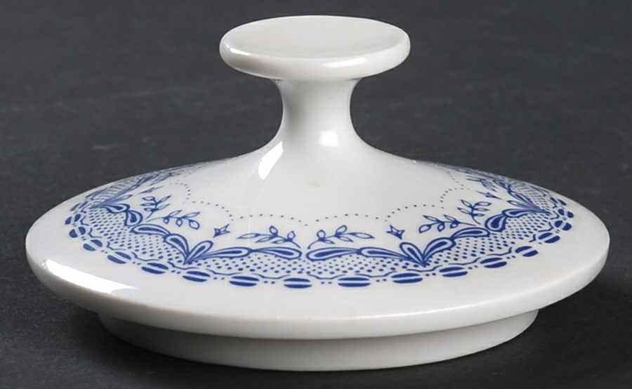 Dresden Blue Lid for Sugar Bowl by Mitterteich-1
