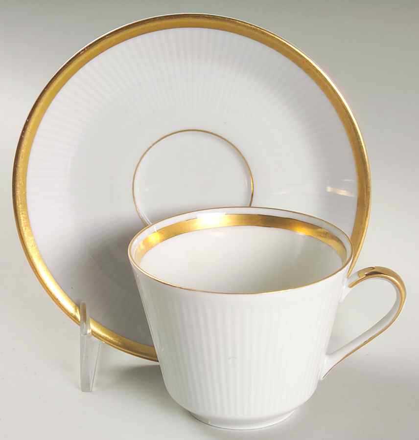 Eternal Flat Cup & Saucer Set by Mitterteich-1