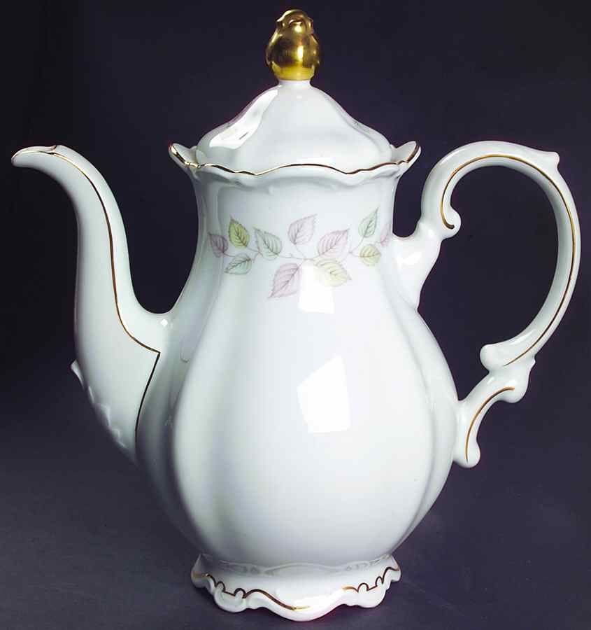 Falling Leaves Coffee Pot & Lid by Mitterteich-1