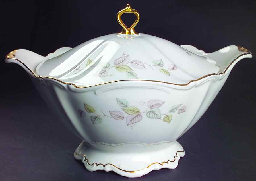 Falling Leaves Tureen &  Lid by Mitterteich-1