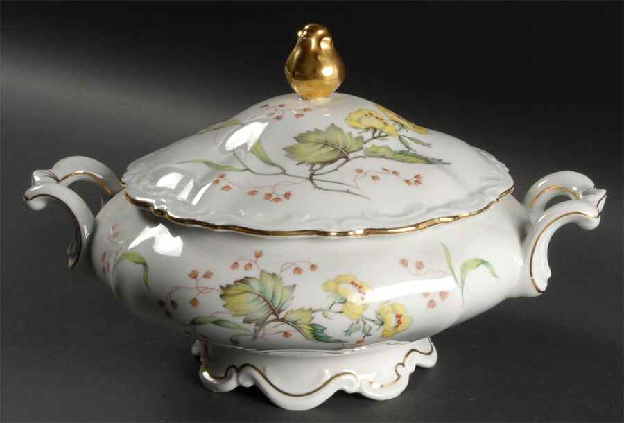 Flandre Round Covered Vegetable by Mitterteich-1