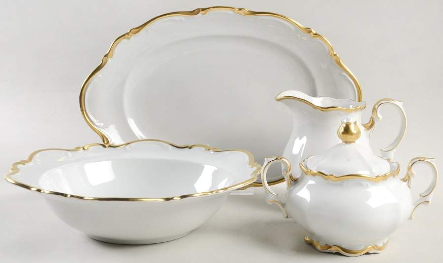 Golden Lark 5 Piece Hostess Set by Mitterteich-1
