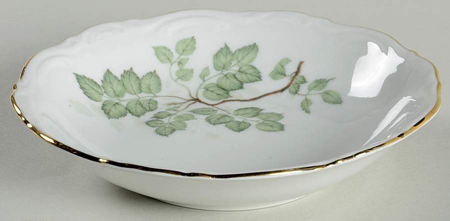 Green Leaves Fruit/Dessert (Sauce) Bowl by Mitterteich-1