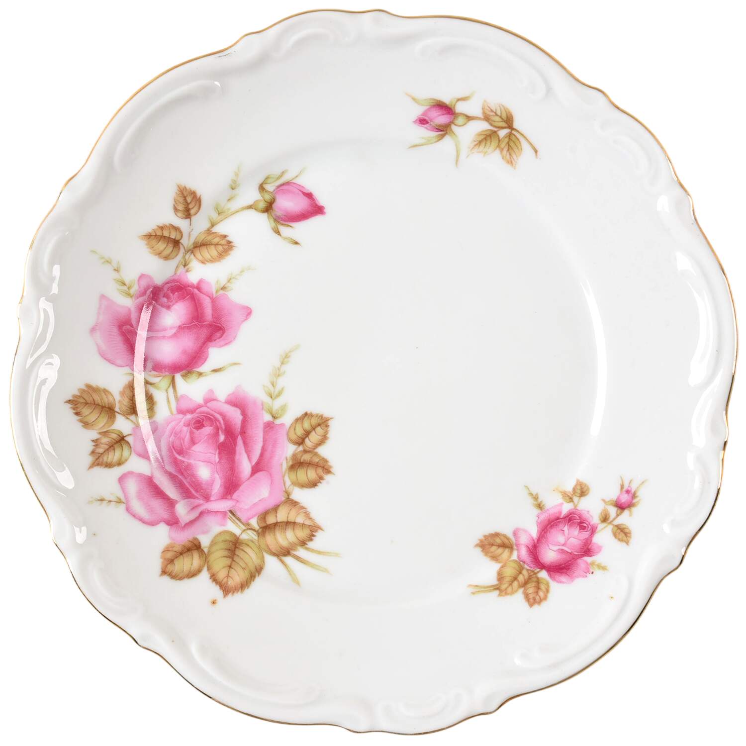 June Rose Bread & Butter Plate by Mitterteich-1