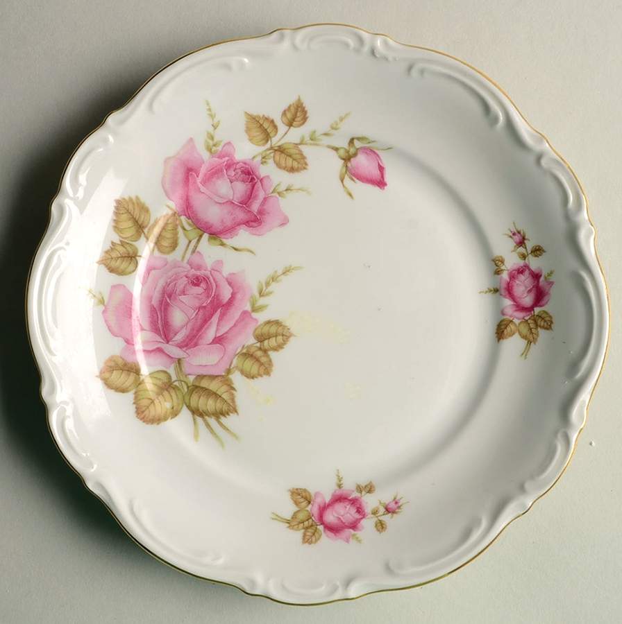 June Rose Salad Plate by Mitterteich-1