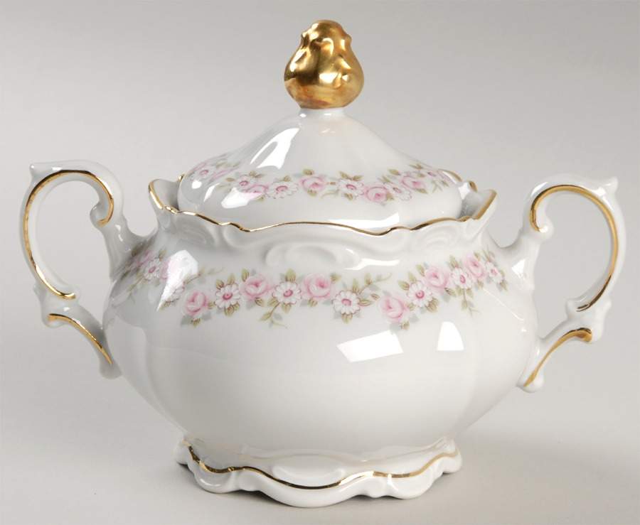 Lady Beatrice Sugar Bowl & Lid by Mitterteich-1