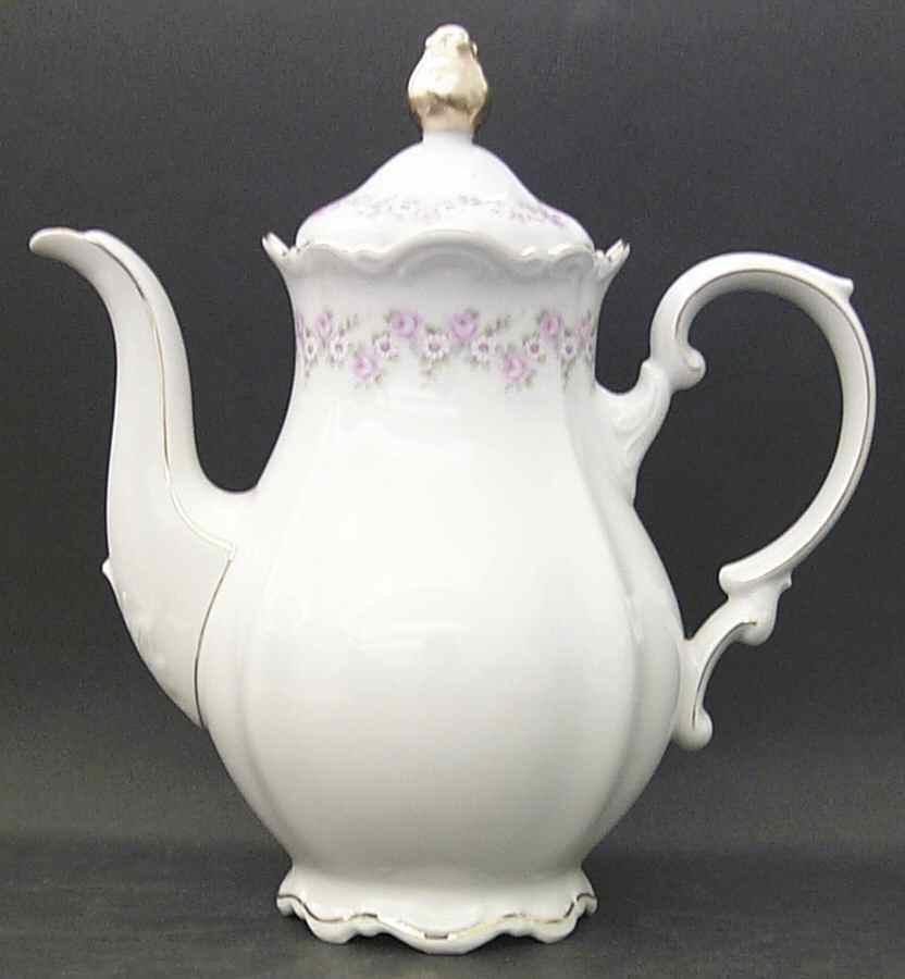 Lady Beatrice Coffee Pot & Lid by Mitterteich-1