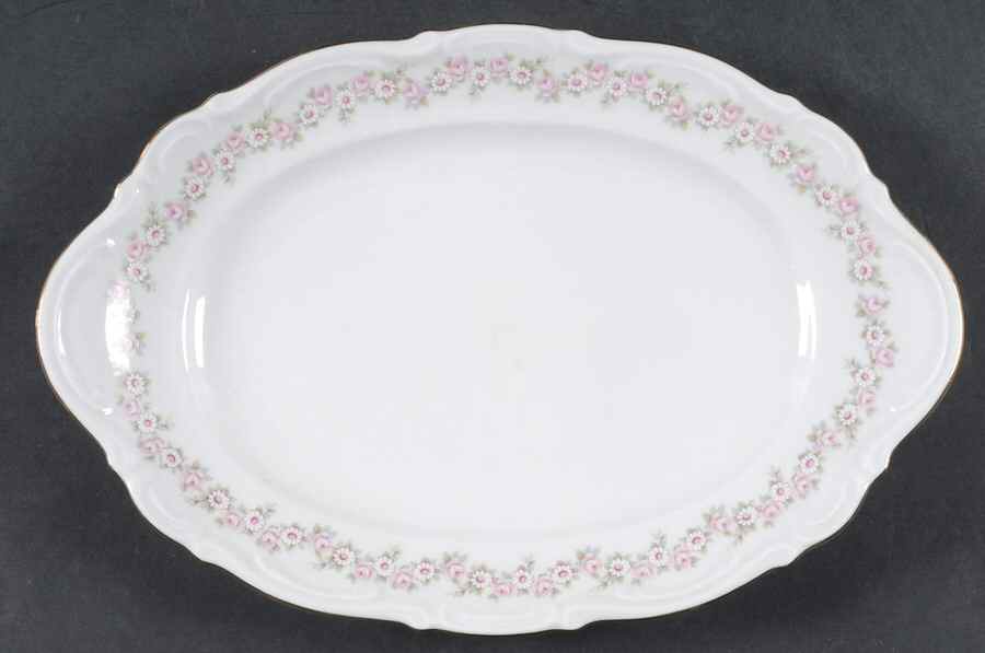 Lady Beatrice 12" Oval Serving Platter by Mitterteich-1
