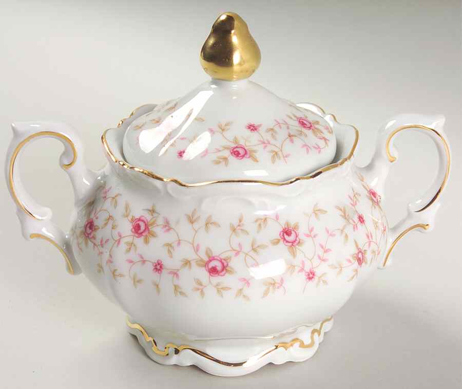 Lady Claire Sugar Bowl & Lid by Mitterteich-1