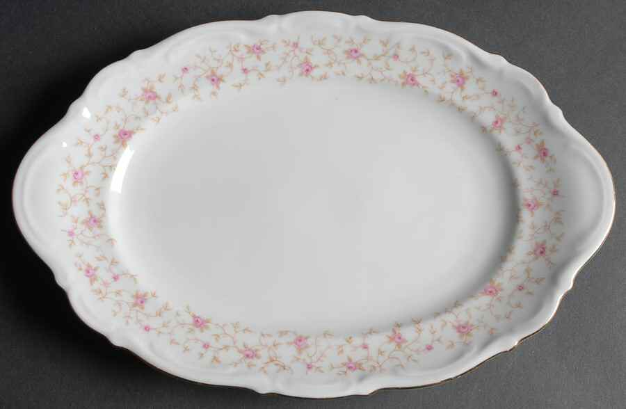 Lady Claire 12" Oval Serving Platter by Mitterteich-1