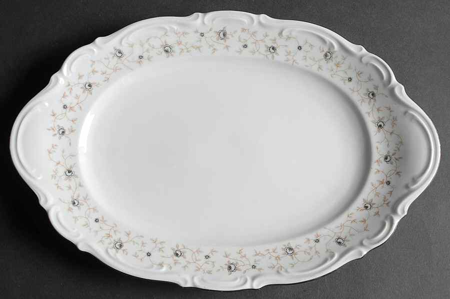 Lady Linda 12" Oval Serving Platter by Mitterteich-1