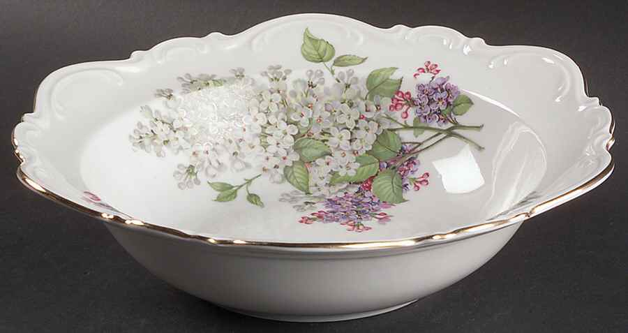 Lilac 9" Round Vegetable Bowl by Mitterteich-1