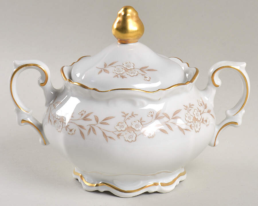 Lisa Royale Sugar Bowl & Lid by Mitterteich-1