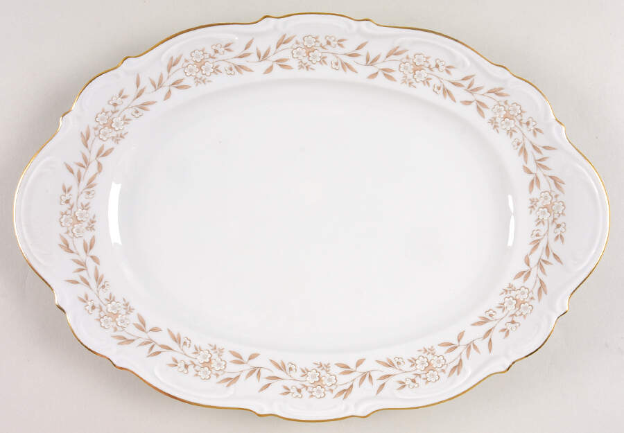 Lisa Royale 14" Oval Serving Platter by Mitterteich-1