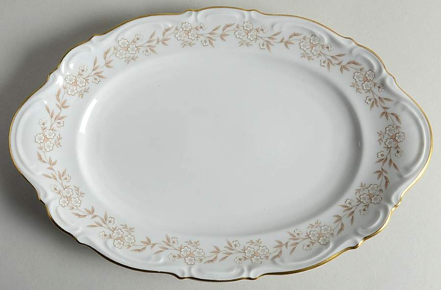 Lisa Royale 12" Oval Serving Platter by Mitterteich-1