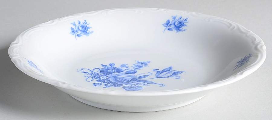 Meissen Blue Coupe Soup Bowl by Mitterteich-1