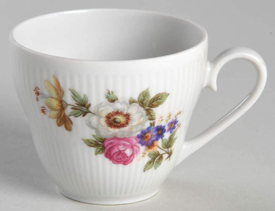 Meissen Floral Flat Demitasse Cup by Mitterteich-1