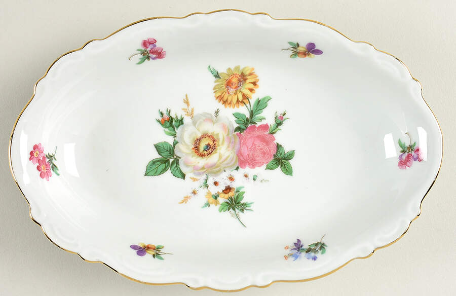 Meissen Floral Relish by Mitterteich-1