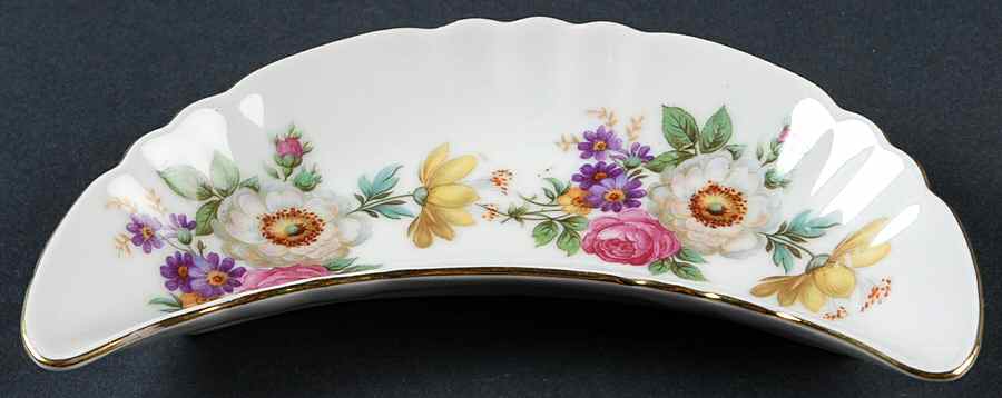 Meissen Floral Bone Dish by Mitterteich-1