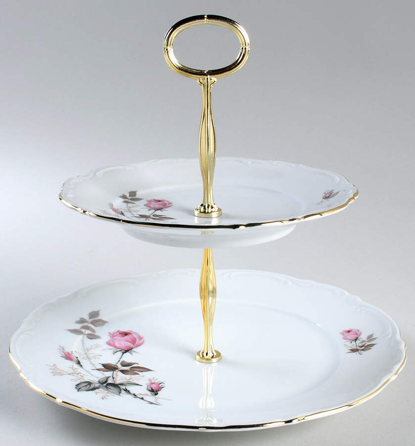 MIT1 6 5/8"-10"  2 Tiered Serving Tray (Dp, Sp) HC by Mitterteich-1