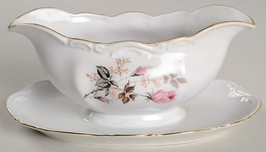 MIT1 Gravy Boat with Attached Underplate by Mitterteich-1