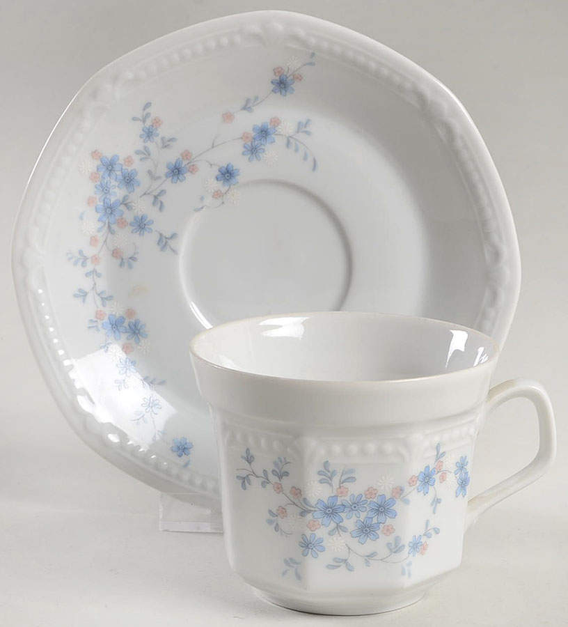 MIT7 Flat Cup & Saucer Set by Mitterteich-1