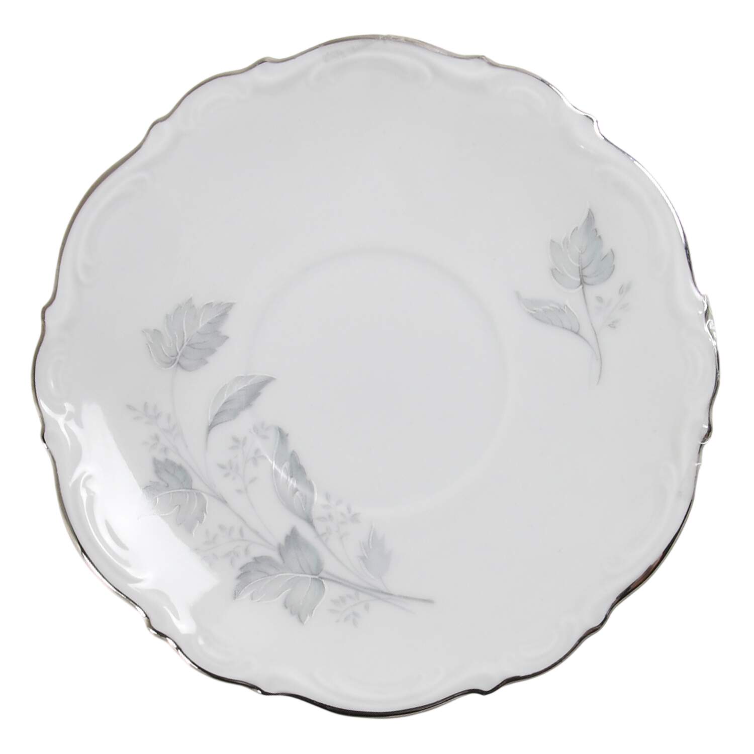 Monika (Platinum Trim) Saucer by Mitterteich-1