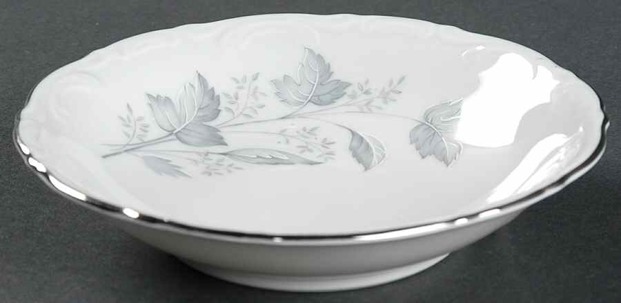 Monika (Platinum Trim) Fruit/Dessert (Sauce) Bowl by Mitterteich-1