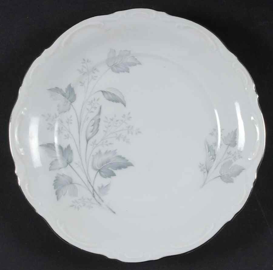 Monika (Platinum Trim) Salad Plate by Mitterteich-1