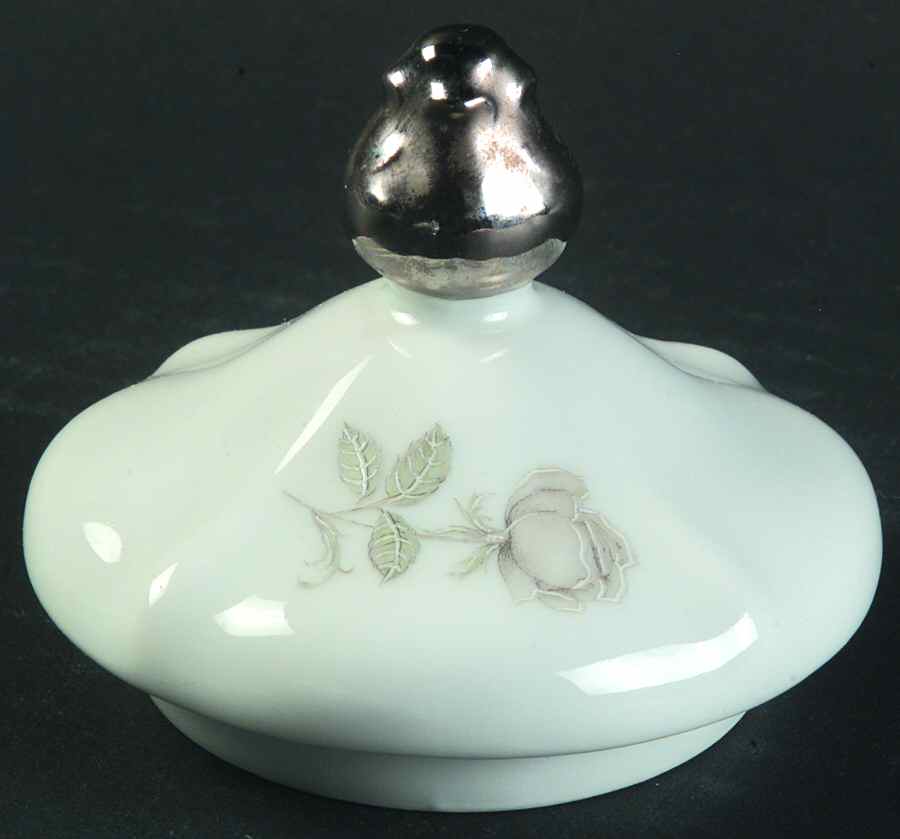 Mystic Rose (Platinum Trim) Lid for Sugar Bowl by Mitterteich-1