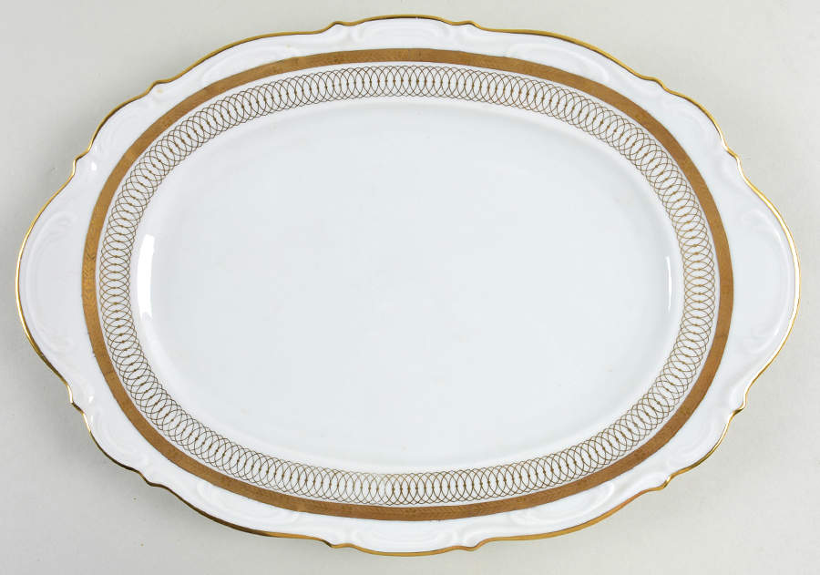 Nobility 14" Oval Serving Platter by Mitterteich-1
