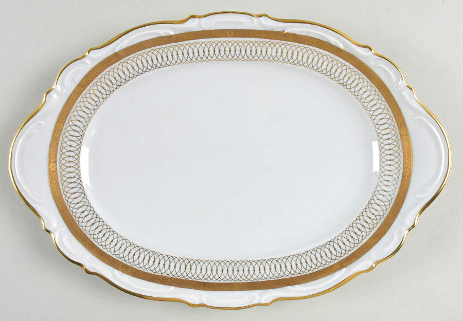 Nobility 12" Oval Serving Platter by Mitterteich-1