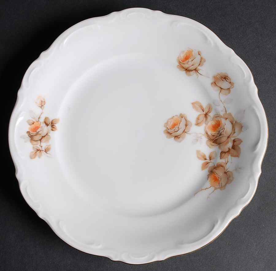 Norway Rose Salad Plate by Mitterteich-1
